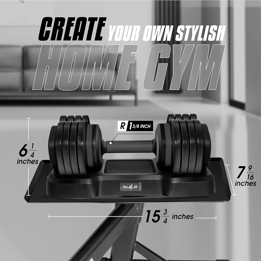Adjustable Dumbbells 25lb Pair K58590
