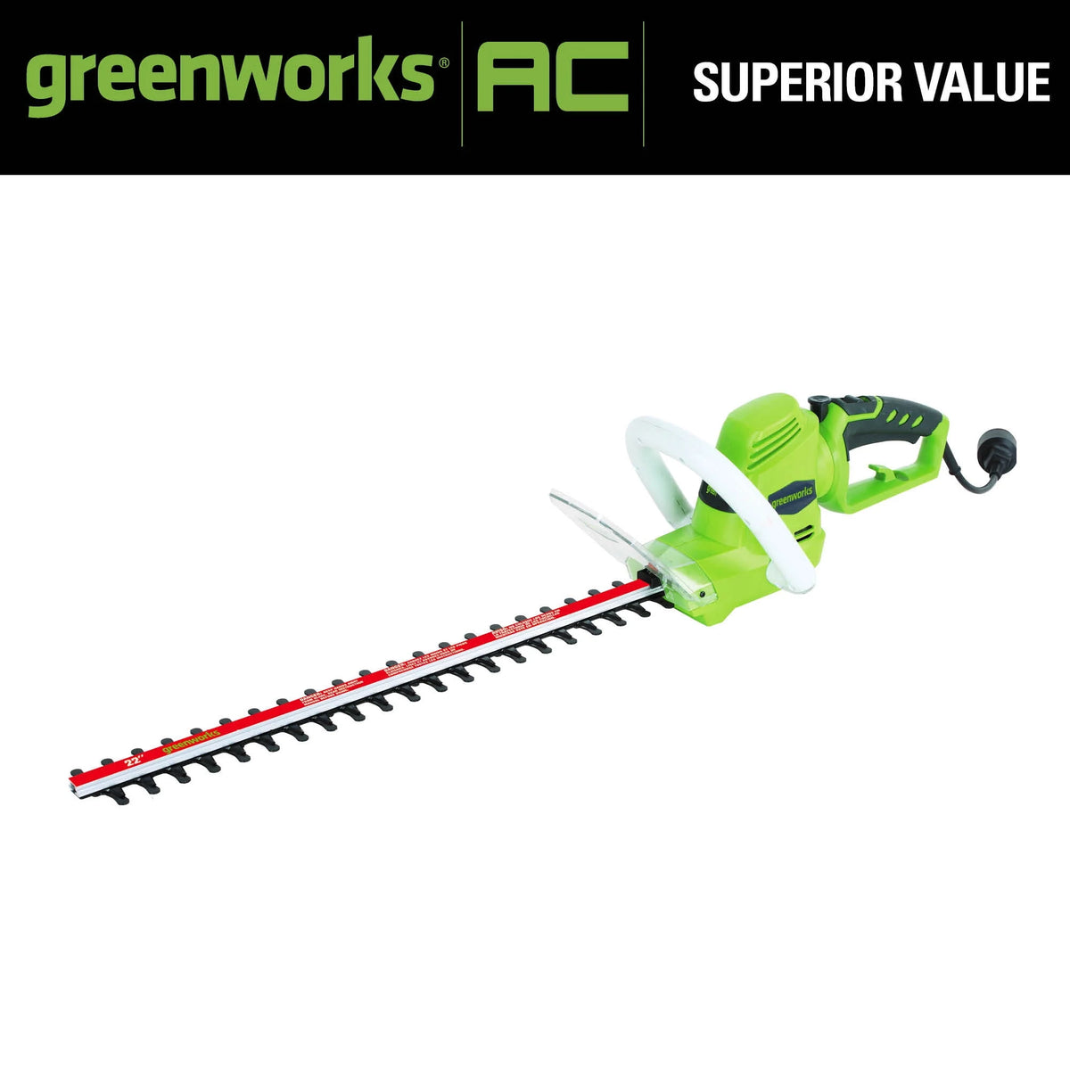 4 Amp 22-inch Corded Electric Hedge Trimmer R88694