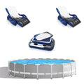 20ft x 52in Above Ground Pool, Lounger Float 2 Pack & Cooler Q231128