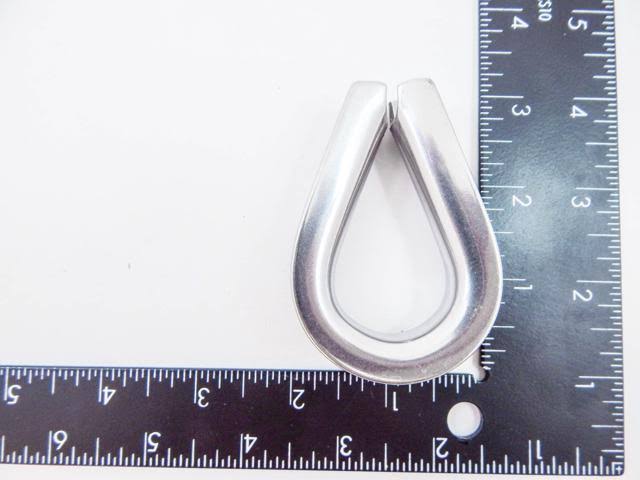 Stainless Steel Wire Rope Cable Thimbles 10mm H89405