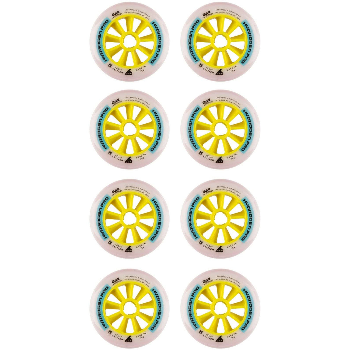 100mm Inline Skate Wheels 8-Pack K8515