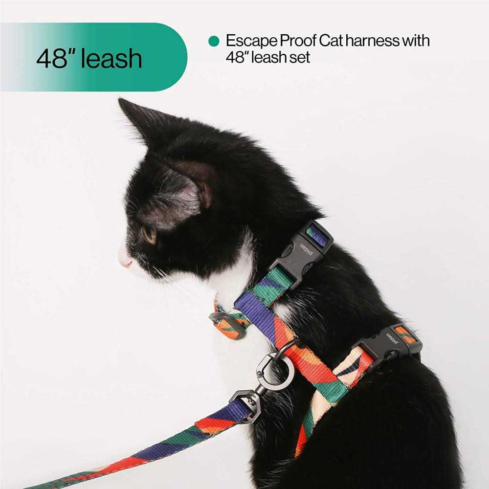 Cat Harness and Leash Set Escape Proof Adjustable W60854