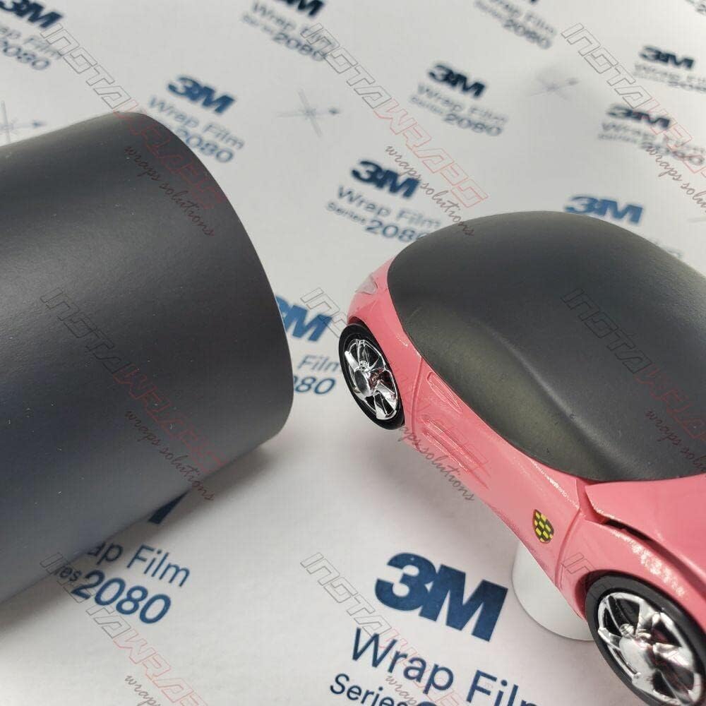 Matte Black 5ft x 8ft Car Wrap Vinyl Film C1114