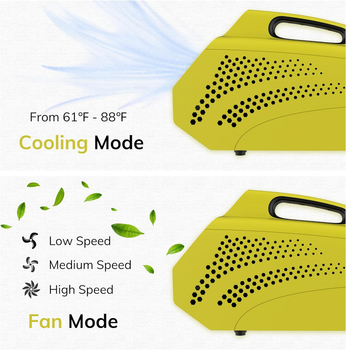 Portable Air Conditioner with 3-Speed Fan T28274
