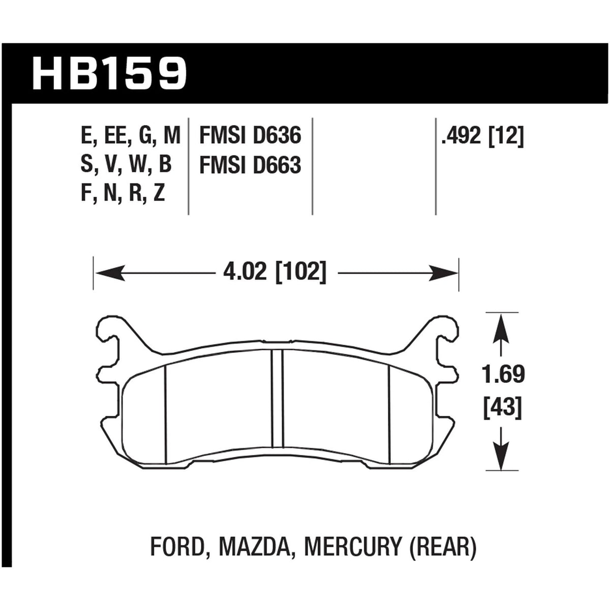 DTC 30 Brake Pads T5549