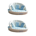 2-Pack Inflatable 3-Person Rafts O138321