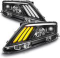 Chrome Projector Headlights with Sequential Turn Signal X1527