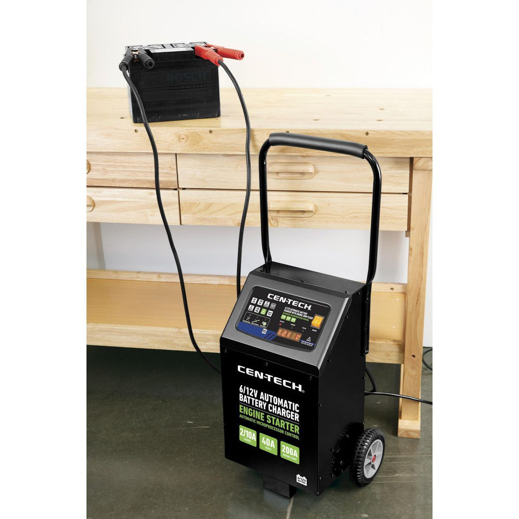 6/12V Automatic Battery Charger with Engine Jump Start M246119