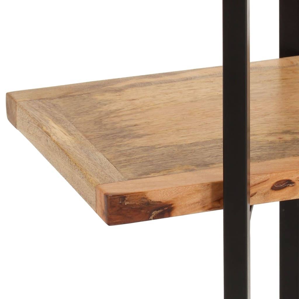 4-Tier Solid Mango Wood Bookcase E151