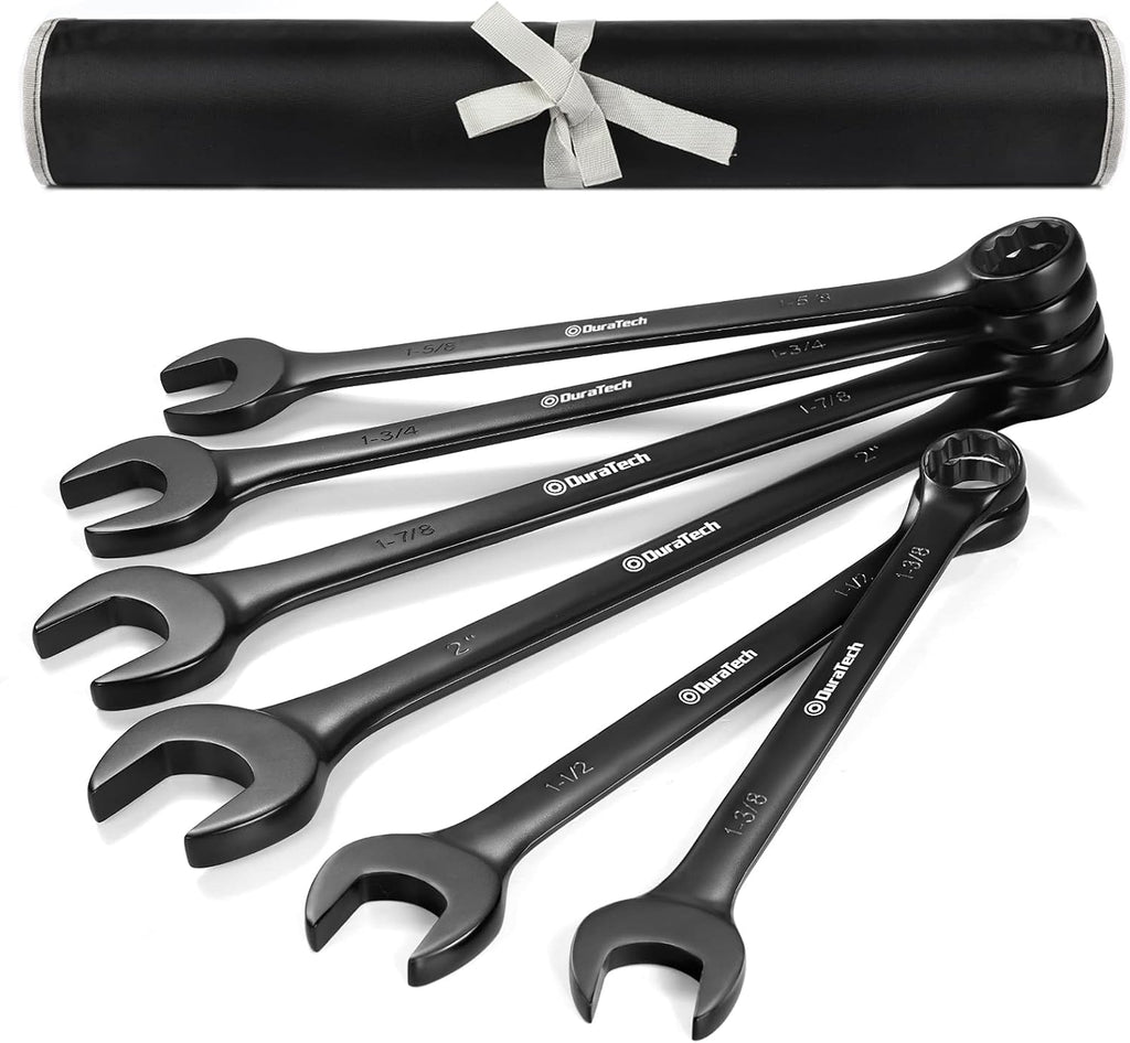 6 Pc SAE Combination Wrench Set with Pouch P1862