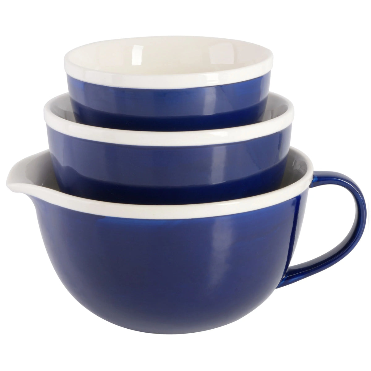 Stoneware Mixing Bowl Set 3 Piece J15925