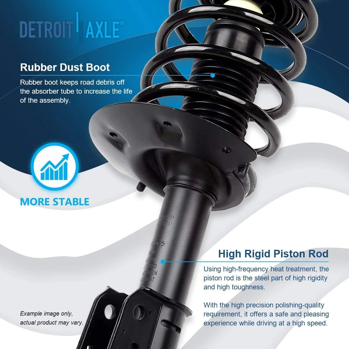 Front Struts with Coil Spring Sway Bars and Outer Tie Rods 6pc Set K9034