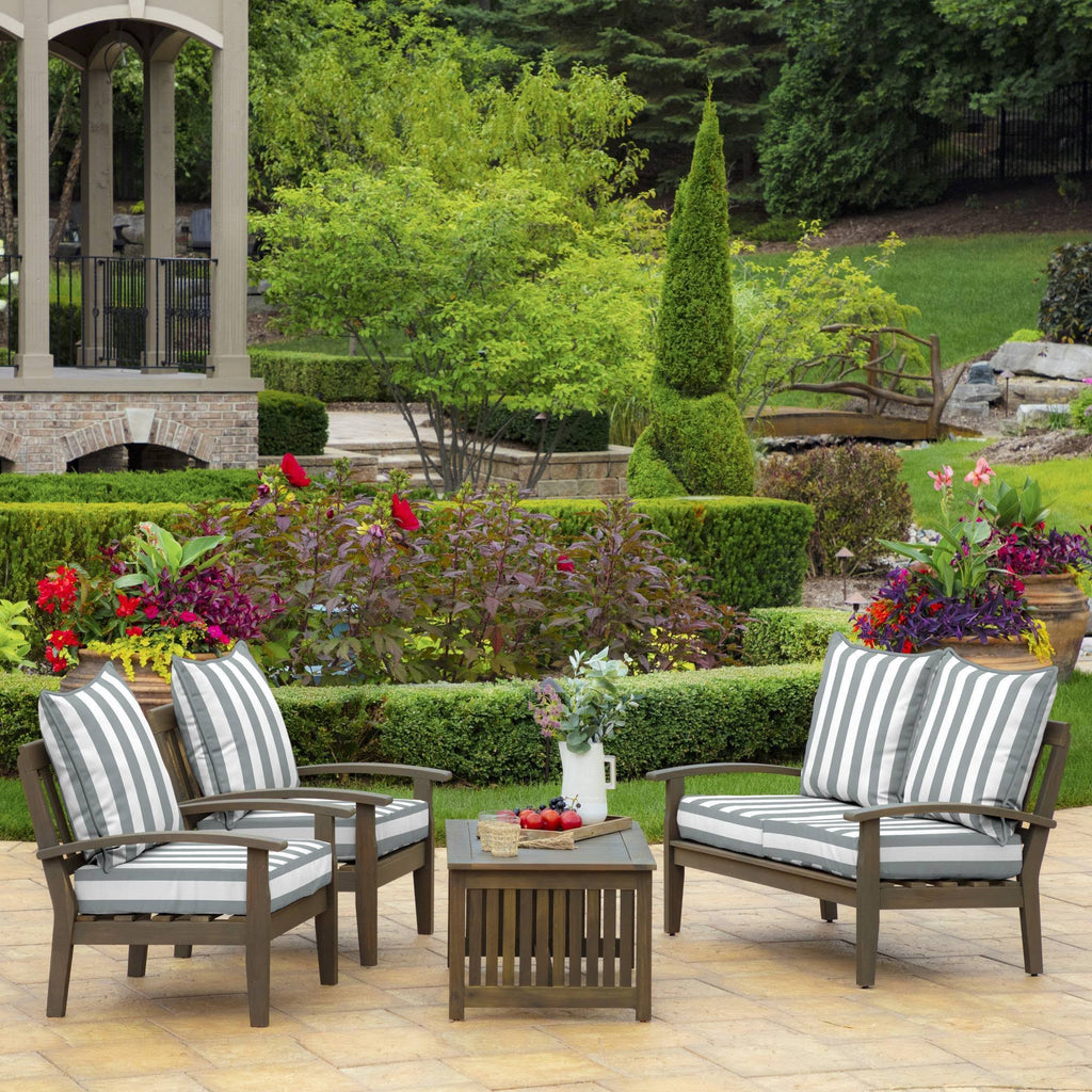 Cabana Stripe Outdoor Deep Seat Set K75870