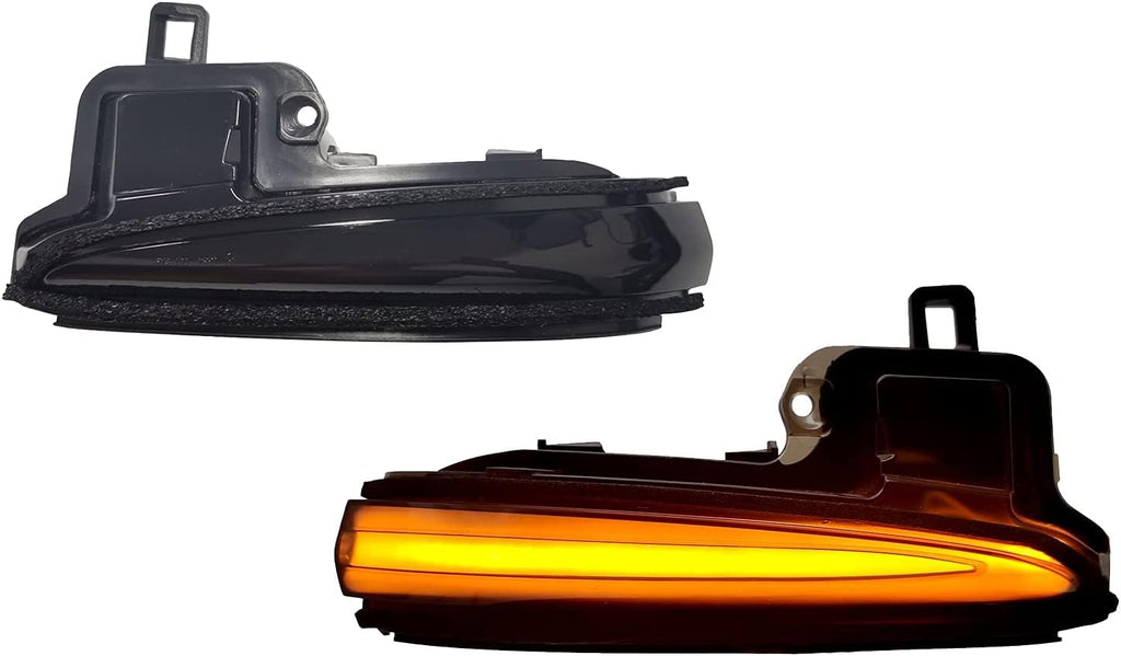 Smoke Lens LED Side Mirrors with Dynamic Turn Signal Lights Q899