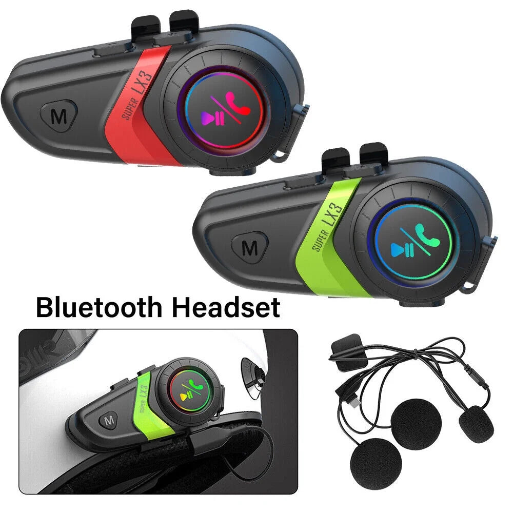 Wireless Bluetooth 5.0 Motorcycle Helmet Headset Speaker and Headphone V140585