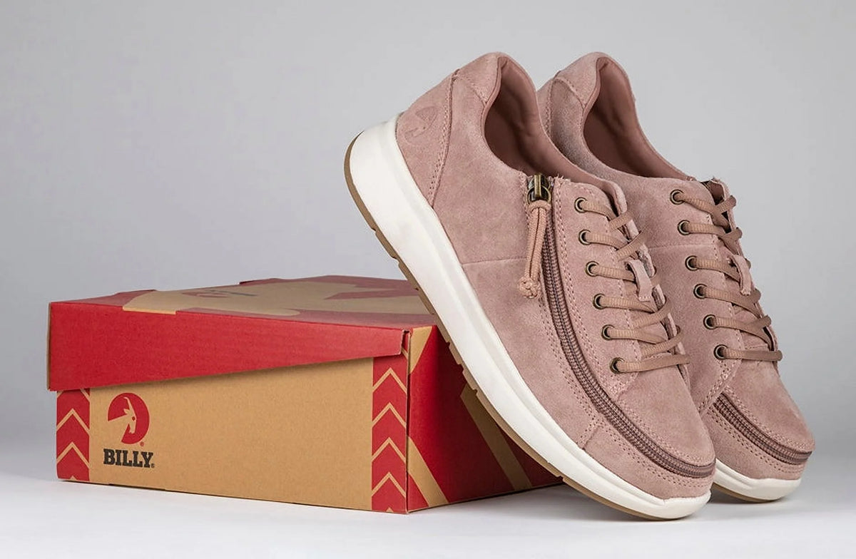 Blush Suede Comfort Lows J535