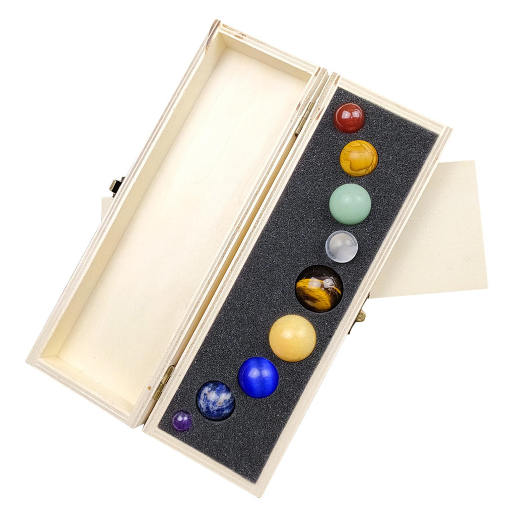 Planet Crystal Solar System Ornaments Set V8449