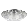 Clear Crystalware 5 Compartment Lazy Susan V347