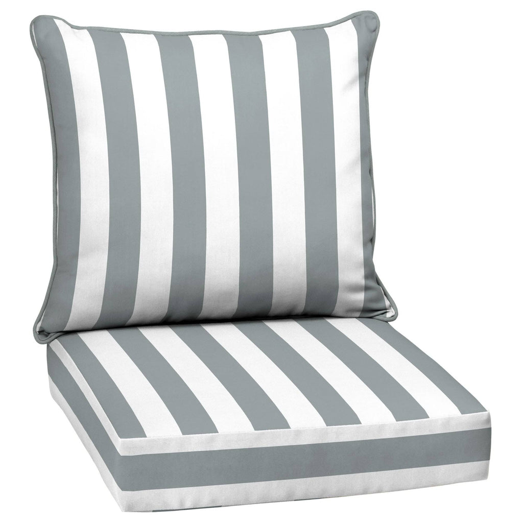 Cabana Stripe Outdoor Deep Seat Set K75870