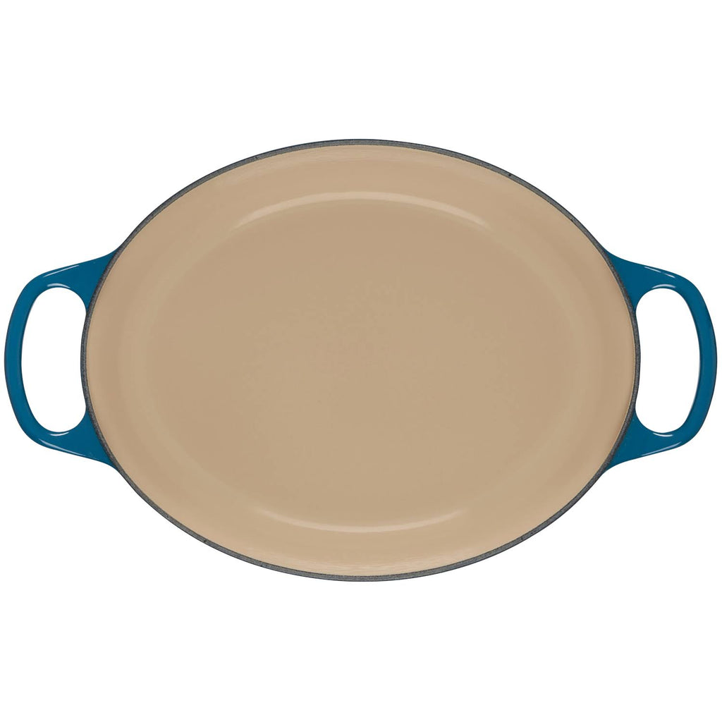Cast Iron 6.75-Quart Deep Teal Oval Dutch Oven G2290