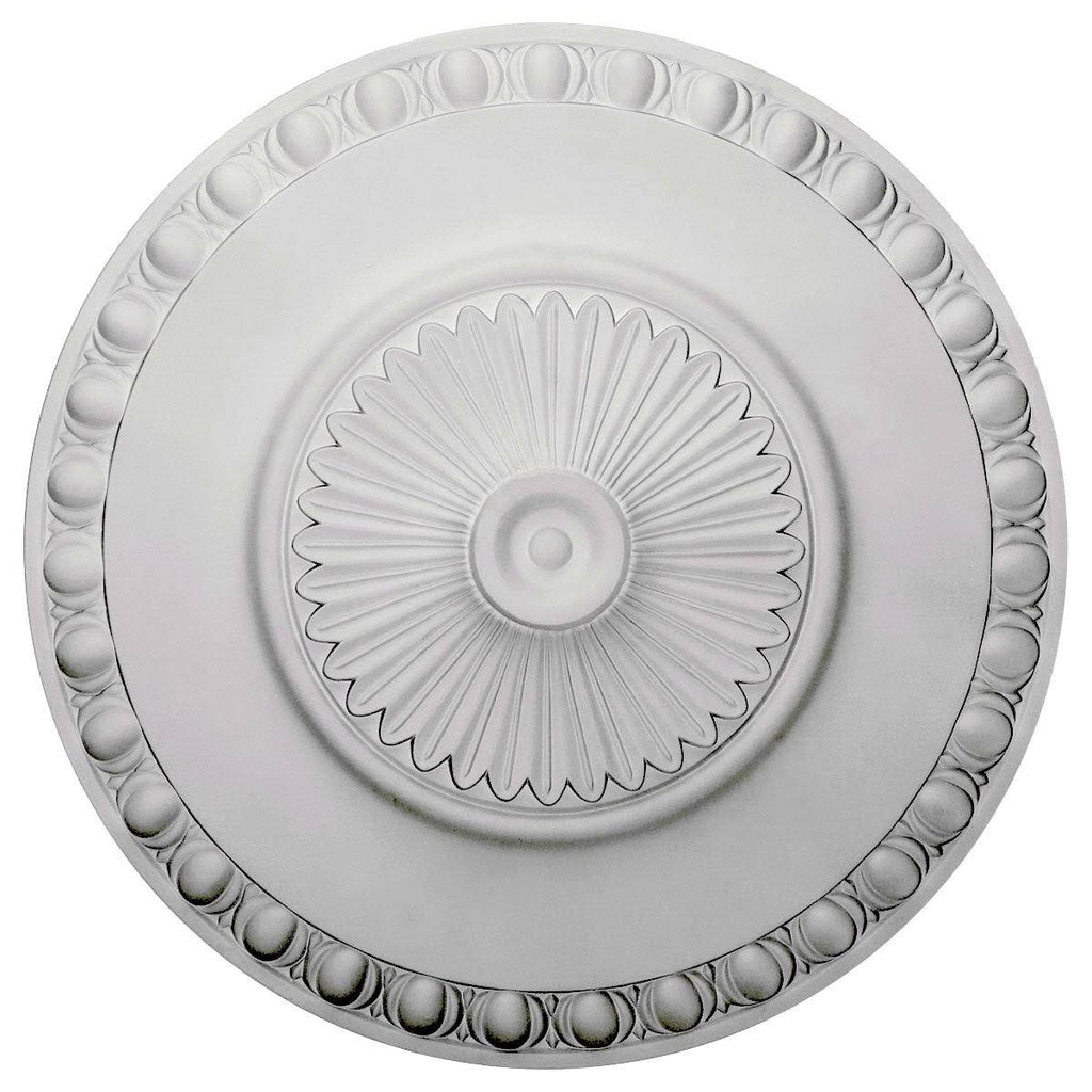 23 1/2x22OD x 3 1/4x22P Hand-Painted Copper Penny Ceiling Medallion T814742