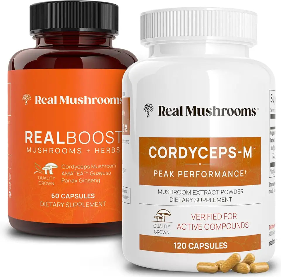 60ct and 120ct Mushroom Capsules Bundle C8223