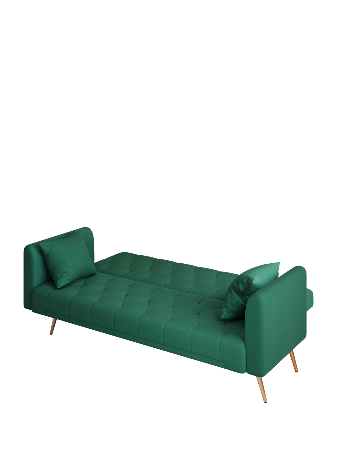 Convertible Sofa Bed Green T27686