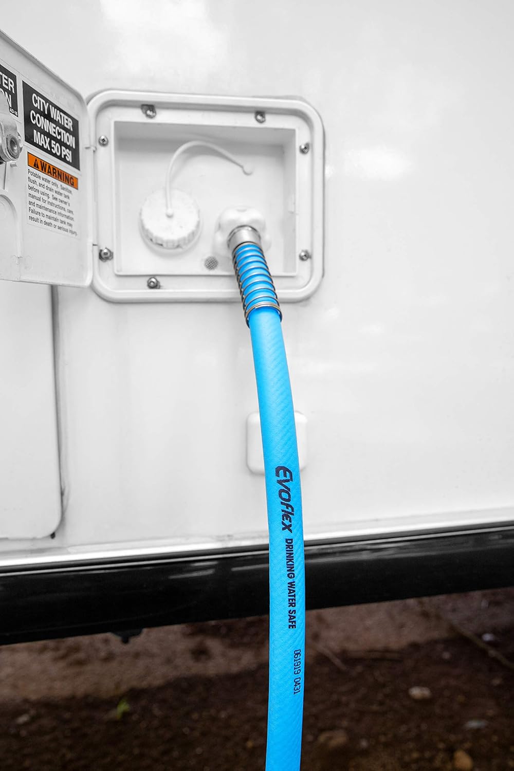 75-Foot 5/8-Inch ID Blue Drinking Water Hose F779