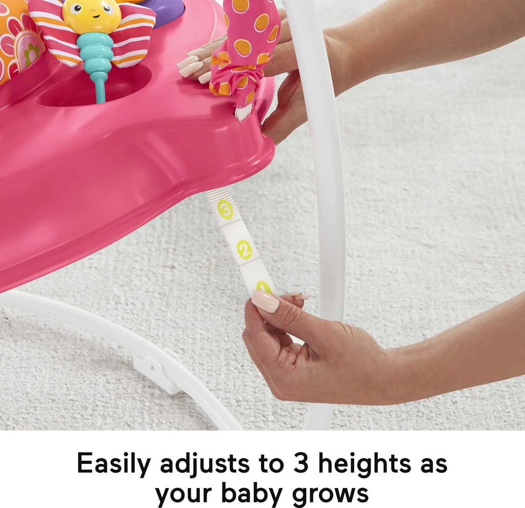 Pink Baby Bouncer Activity Center with Music and Lights X446