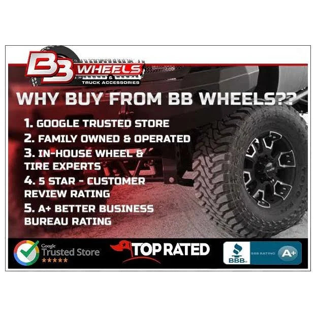 16x8 Black Wheel P726496