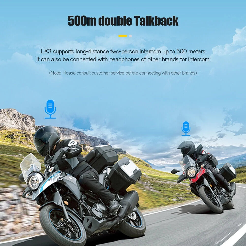 Wireless Bluetooth 5.0 Motorcycle Helmet Headset Speaker and Headphone V140585