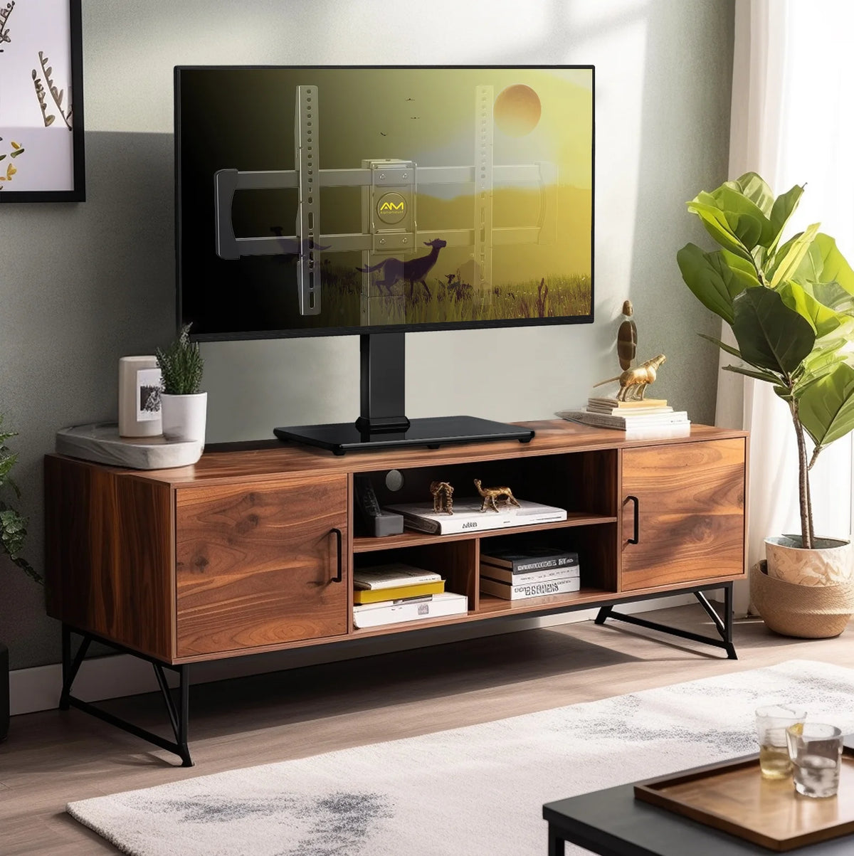 Universal Swivel TV Stand for 32-80" TVs W78975