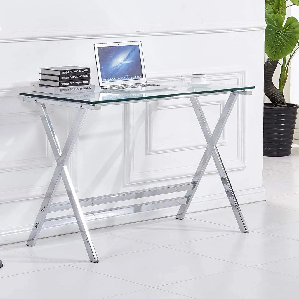 Tempered Glass Computer Desk P610