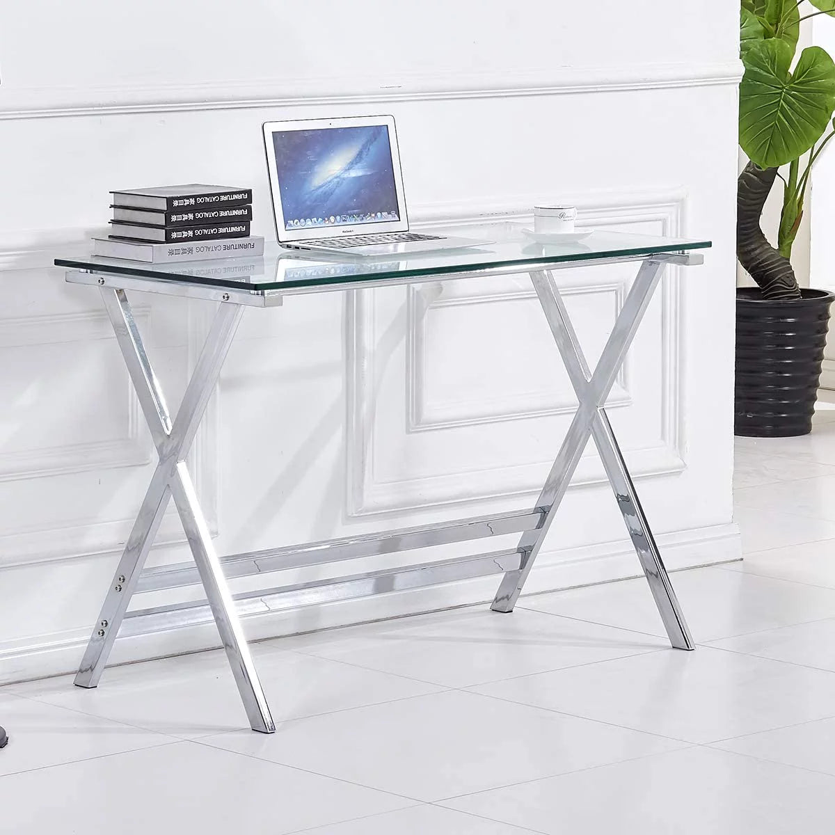 Tempered Glass Computer Desk P610