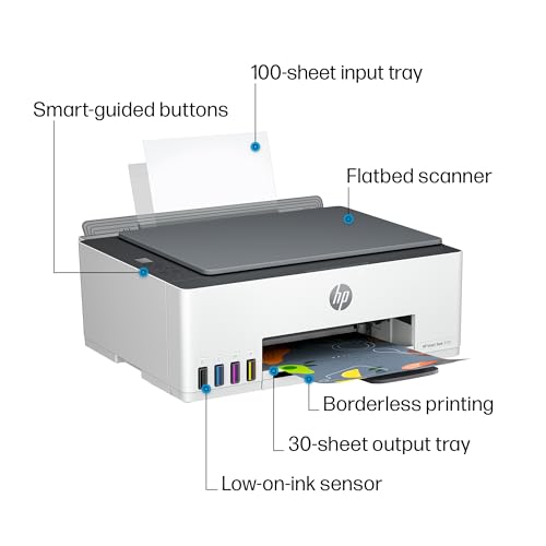 White Wireless All-in-One Ink-Tank Printer L46266