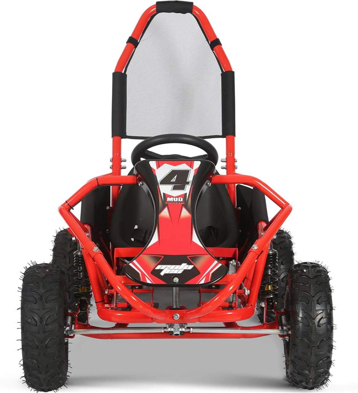 Red 98cc Go Kart Full Suspension A71402