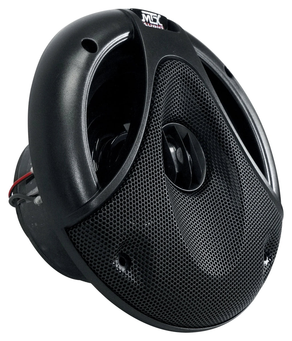 6.5" 150 Watt Silver Marine Boat Wakeboard Tower Speakers D518429