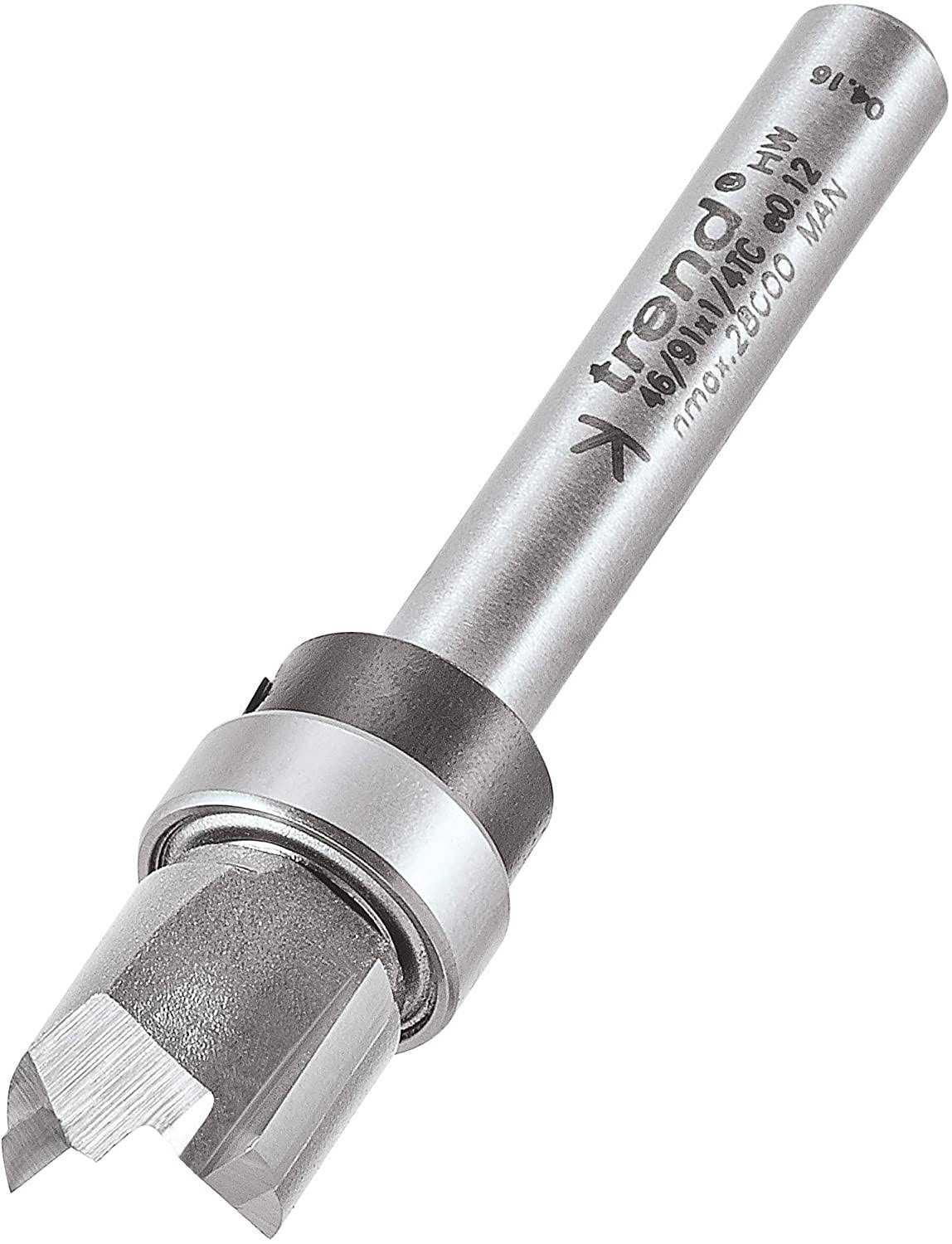 1/4x22 Shank Tungsten Carbide Tipped Trimming Router Cutter Bit M58337