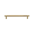 Satin Brass Knurled Bar Pull S91603