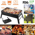 Charcoal Folding Portable Stainless Steel BBQ Grill H634