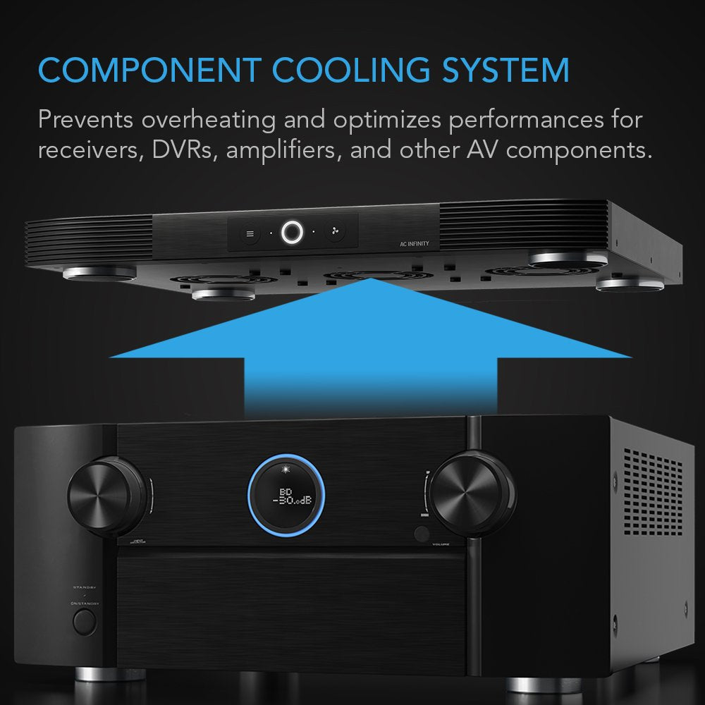 Quiet Cooling Blower Fan System for AV Cabinet Components P777883
