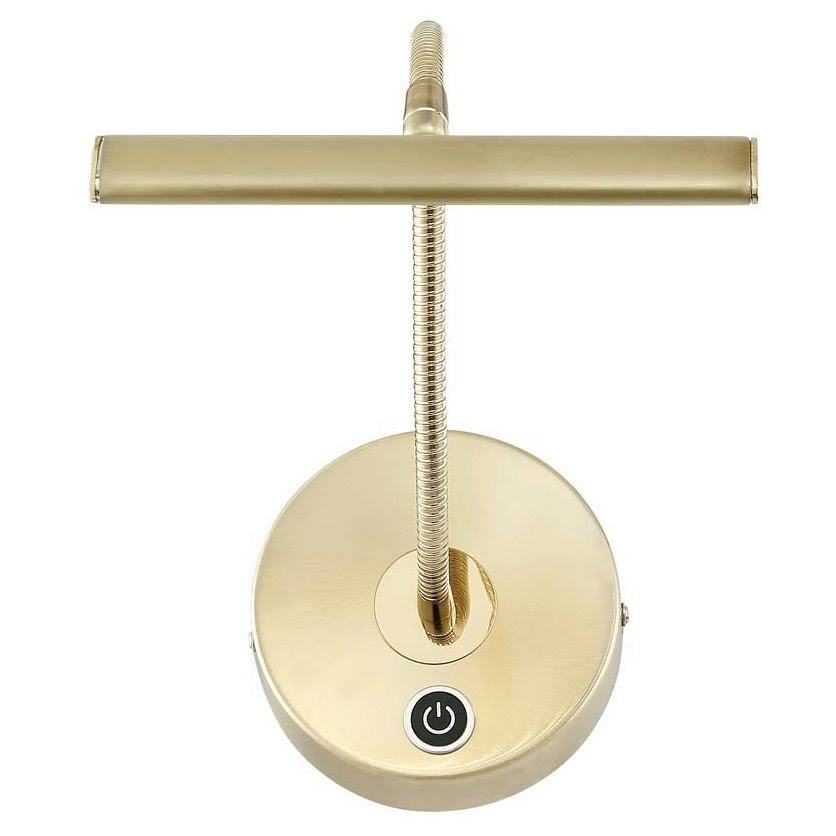 Curtis LED Picture Light in Brass Matte J3067