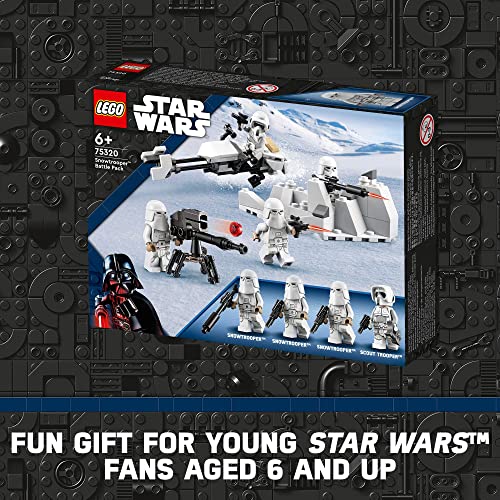 LEGO Star Wars Snowtrooper Battle Pack 75320 Set, Building Toy with 4 Figures, Blasters and Speeder Bike P525932