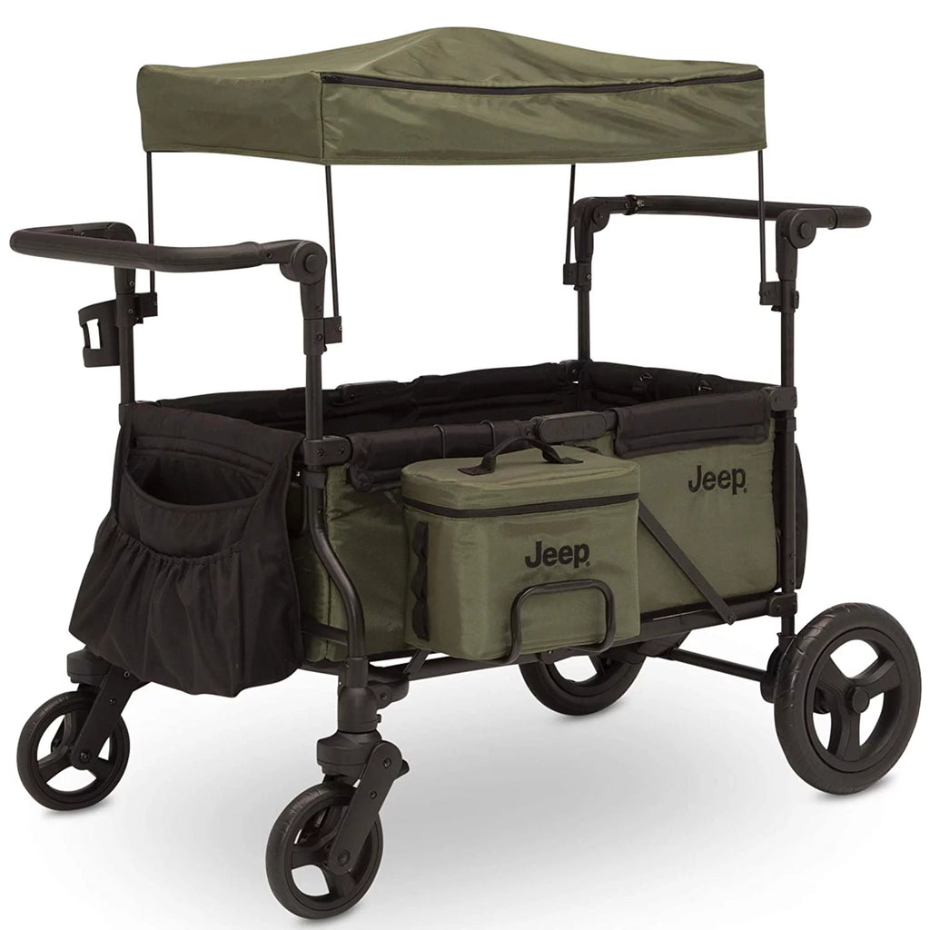 Jeep Wrangler Wagon Stroller with Cooler Bag and Parent Organizer J1101