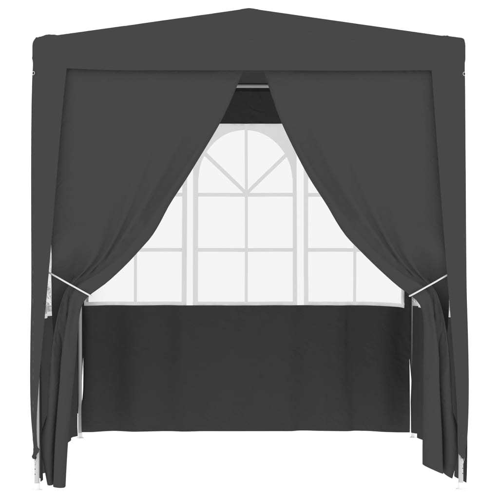 Professional Party Tent with Side Walls 8.2'x8.2' Anthracite Y8082