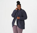 Pacific Blue Cable Shawl Cardi W4555