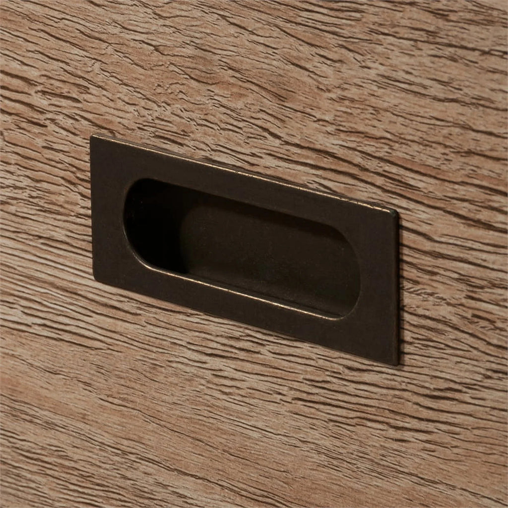 L-Desk in Brushed Oak Finish A521161