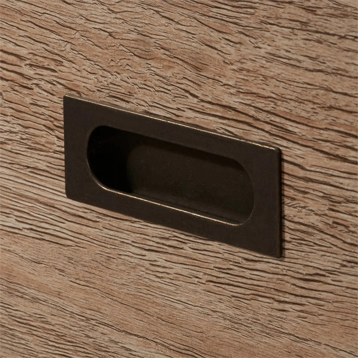 L-Desk in Brushed Oak Finish A521161