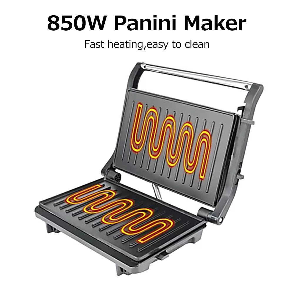 Nonstick Stainless Steel Panini Maker J788935