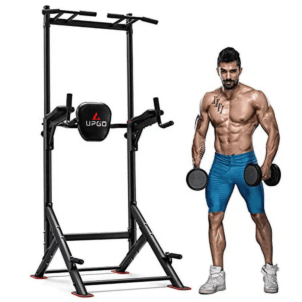 Adjustable Power Tower Dip Station Pull up Bar O87413